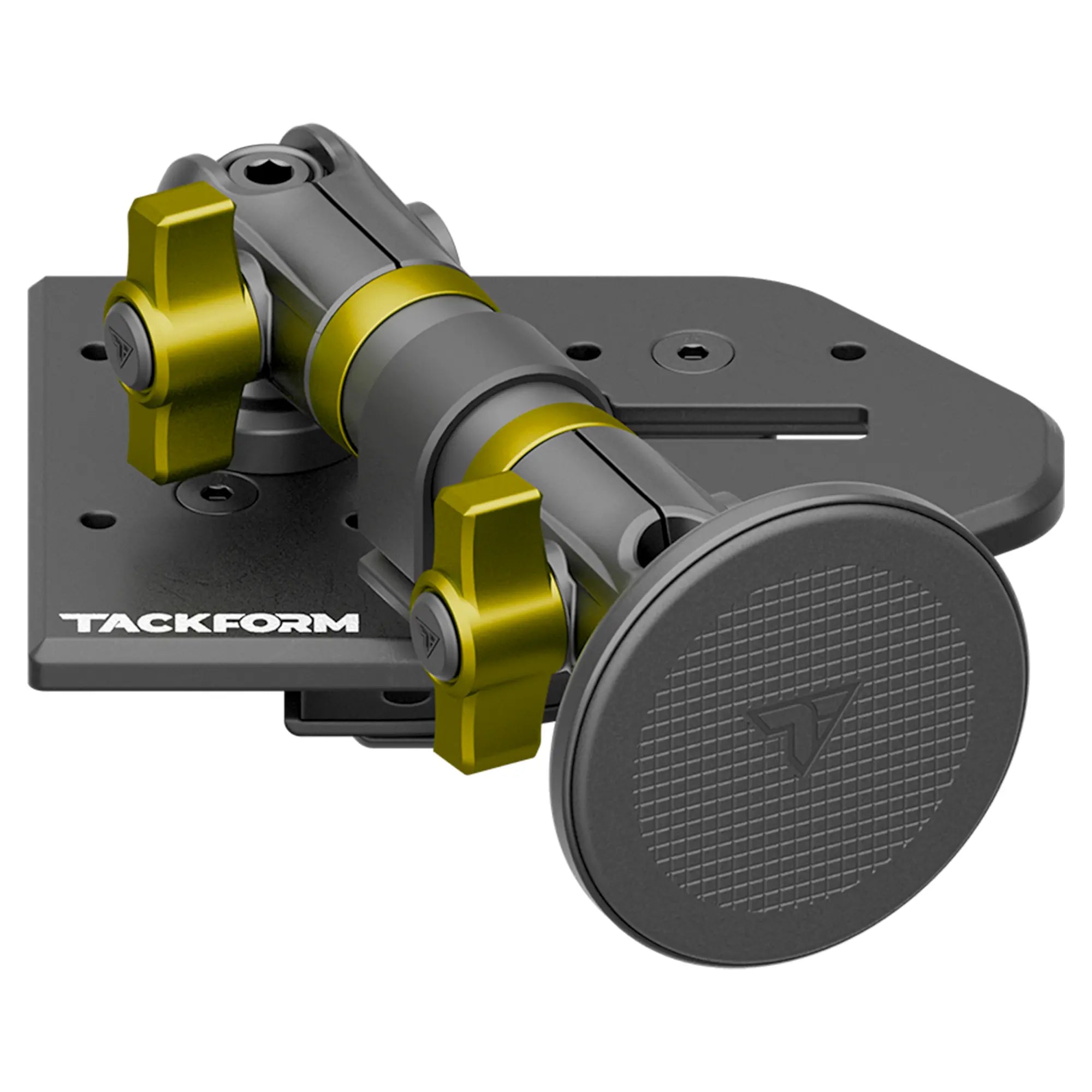 Tackform Passenger Jeep Wrangler Dash Kit with Magnetic Magsafe Phone Mount and Yellow Color Accent Knobs 
