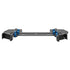 Tackform Jeep Wrangler Dash Kit with Dual Spring Phone Cradles And Blue Color Accent Knobs
