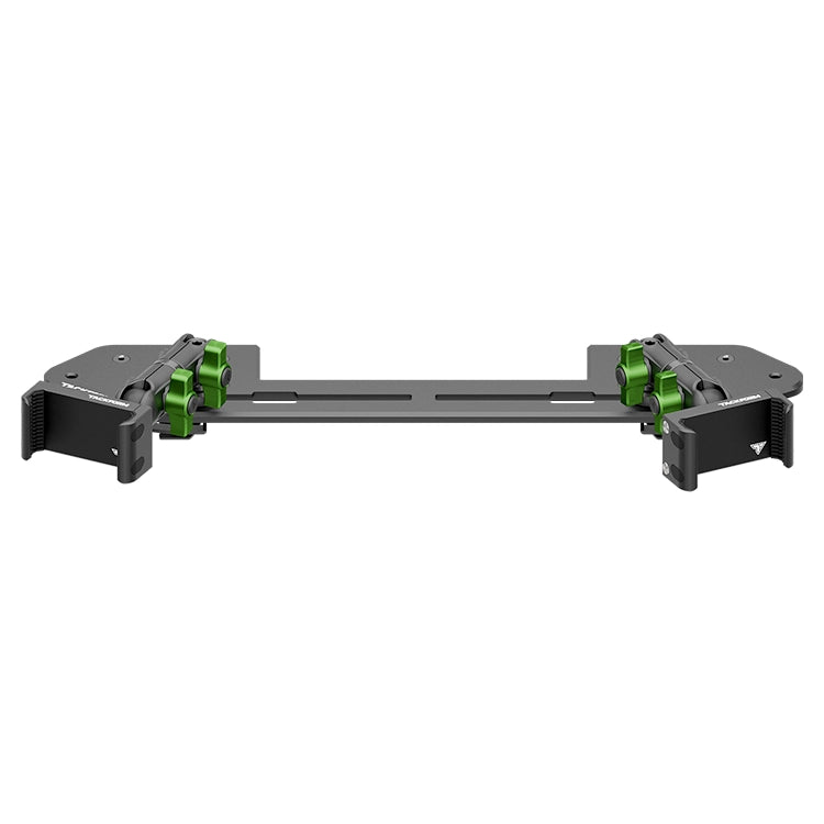 Tackform Jeep Wrangler Dash Kit with Dual Spring Phone Cradles And Green Color Accent Knobs
