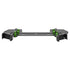Tackform Jeep Wrangler Dash Kit with Dual Spring Phone Cradles And Green Color Accent Knobs
