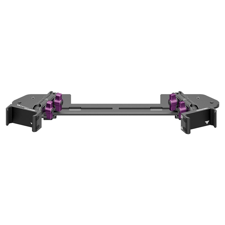 Tackform Jeep Wrangler Dash Kit with Dual Spring Phone Cradles And Purple Color Accent Knobs
