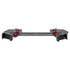 Tackform Jeep Wrangler Dash Kit with Dual Spring Phone Cradles And Red Color Accent Knobs