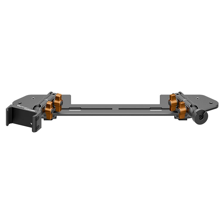 Tackform Jeep Wrangler Dash Kit with Spring Phone Cradle, CB Radio Mount, And Orange Color Accent Knobs 