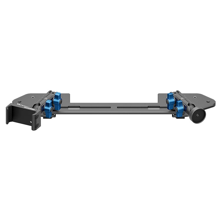 Tackform Jeep Wrangler Dash Kit with Spring Phone Cradle, Magnetic Radio Mount, And Blue Color Accent Knobs 
