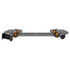 Tackform Jeep Wrangler Dash Kit with Spring Phone Cradle, Magnetic Radio Mount, And Orange Color Accent Knobs 
