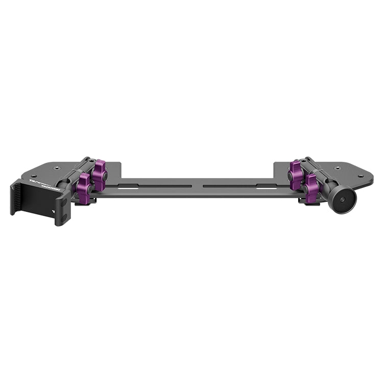 Tackform Jeep Wrangler Dash Kit with Spring Phone Cradle, Magnetic Radio Mount, And Purple Color Accent Knobs 
