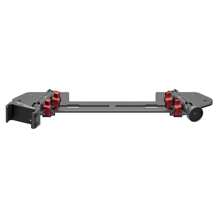 Tackform Jeep Wrangler Dash Kit with Spring Phone Cradle, Magnetic Radio Mount, And Red Color Accent Knobs 
