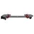 Tackform Jeep Wrangler Dash Kit with Spring Phone Cradle, Magnetic Radio Mount, And Red Color Accent Knobs 
