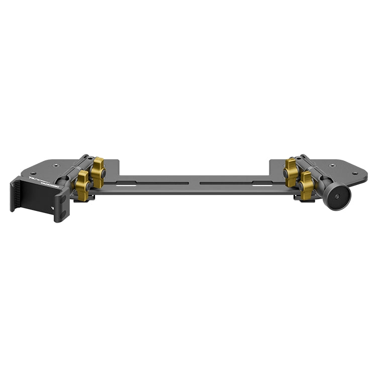 Tackform Jeep Wrangler Dash Kit with Spring Phone Cradle, Magnetic Radio Mount, And Yellow Color Accent Knobs 
