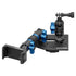 Tackform Jeep Wrangler Dash Kit with Spring Phone Cradle, GoPro Mount, And Blue Color Accent Knobs 
