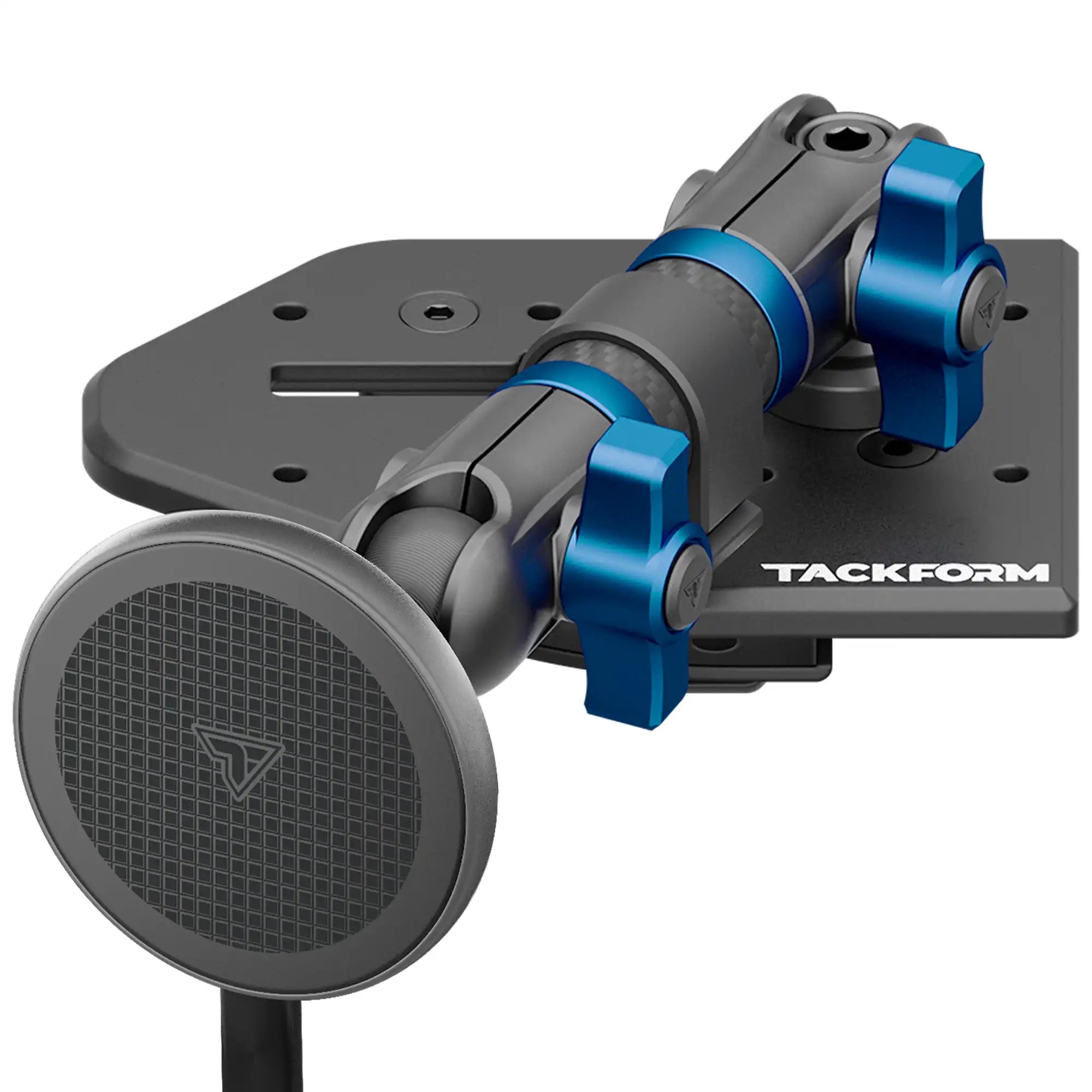 Tackform Jeep Wrangler Dash Kit with MagSafe Wireless Charger and Blue Color Accent Knobs 