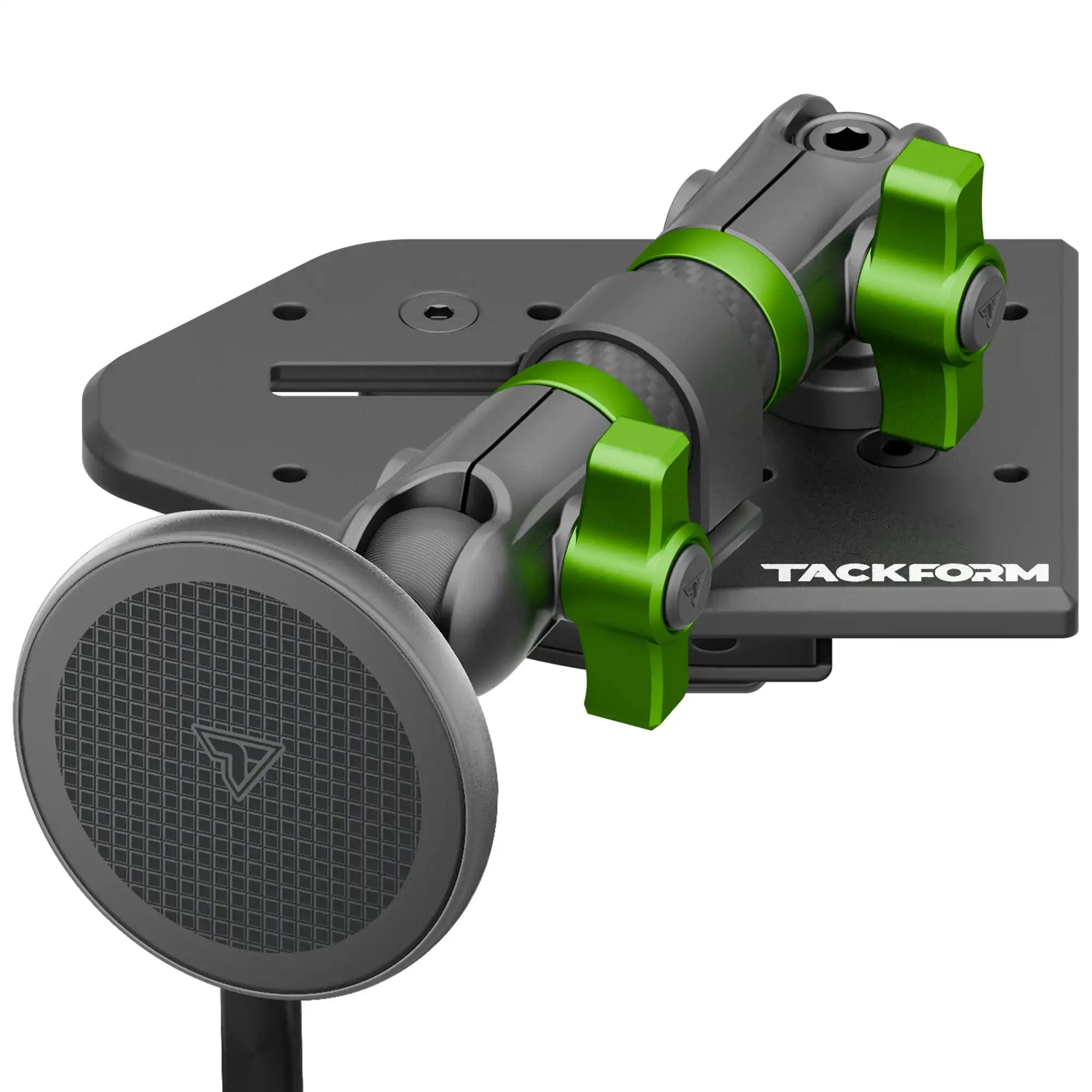 Tackform Jeep Wrangler Dash Kit with MagSafe Wireless Charger and Green Color Accent Knobs 