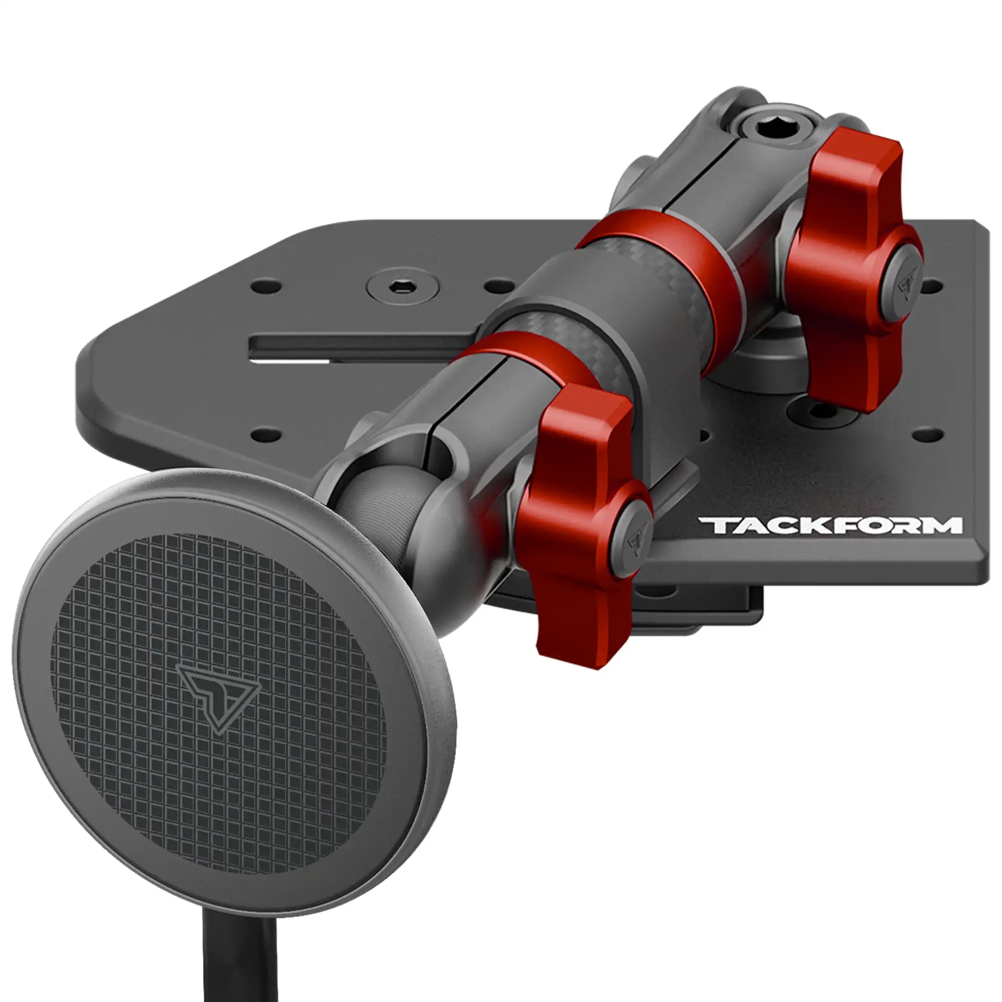 Tackform Jeep Wrangler Dash Kit with MagSafe Wireless Charger and Red Color Accent Knobs 
