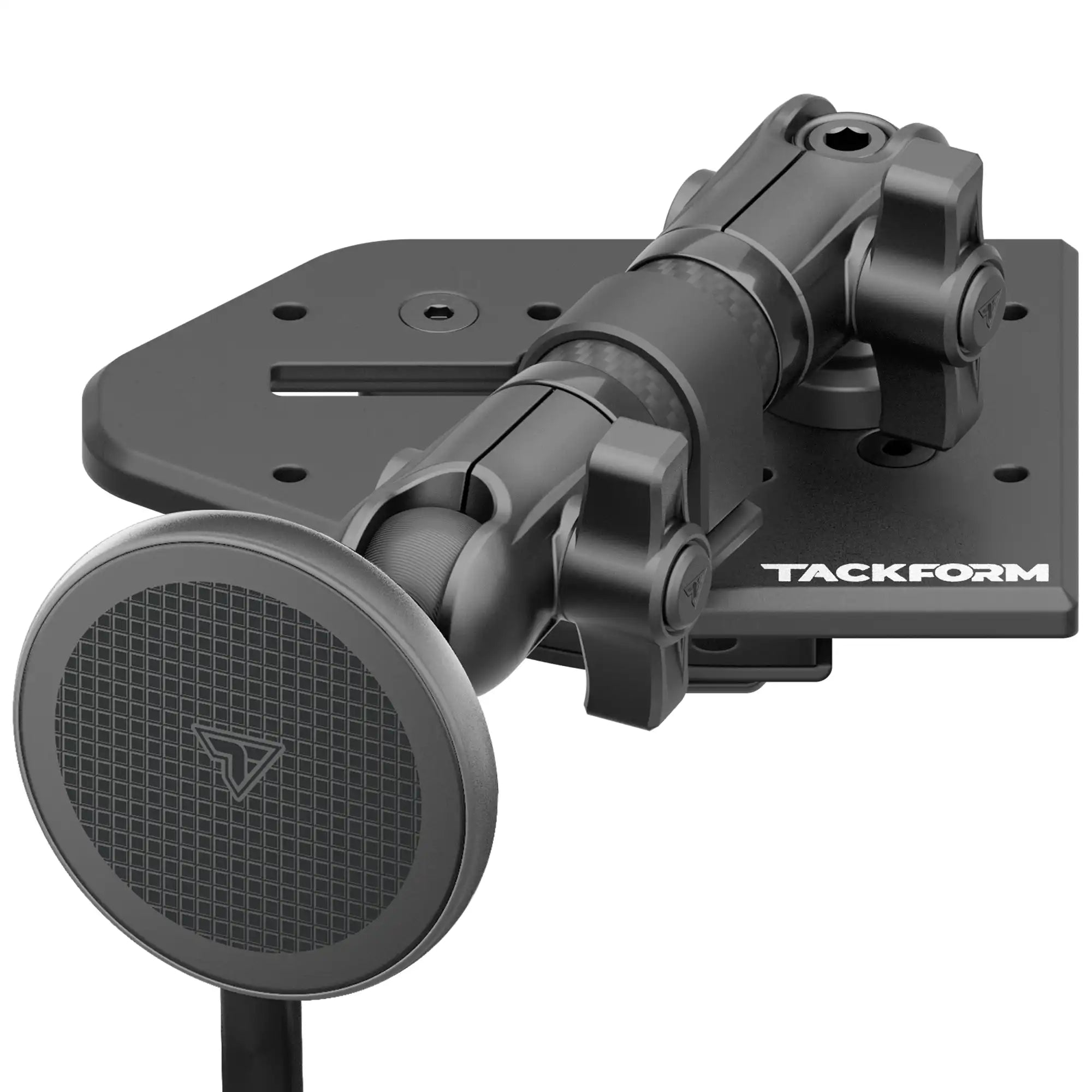 Carbon Fiber Tackform Jeep Wrangler Dash Kit with MagSafe Wireless Charger
