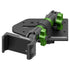 Tackform Jeep Wrangler Dash Kit with Spring Phone Cradle And Green Color Accent Knobs 
