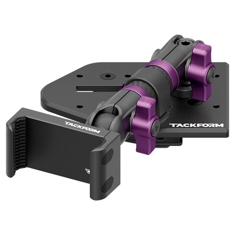 Tackform Jeep Wrangler Dash Kit with Spring Phone Cradle And Purple Color Accent Knobs 
