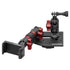 Tackform Jeep Wrangler Dash Kit with Spring Phone Cradle, GoPro Mount, And Red Color Accent Knobs 
