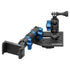 Tackform Jeep Wrangler Dash Kit with Spring Phone Cradle, GoPro Mount, And Blue Color Accent Knobs 
