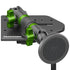 Tackform Passenger Jeep Wrangler Dash Kit with MagSafe Wireless Charger And Green Color Accent Knobs