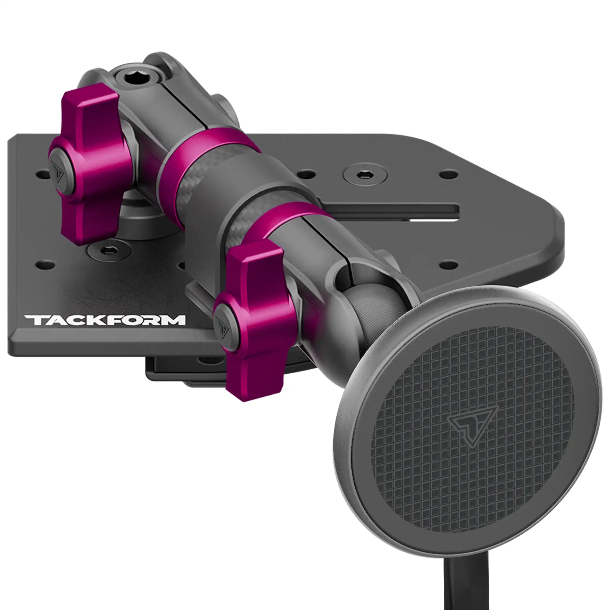 Tackform Passenger Jeep Wrangler Dash Kit with MagSafe Wireless Charger And Pink Color Accent Knobs