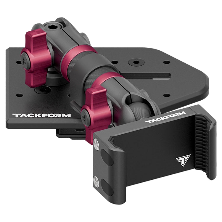 Tackform Passenger Jeep Wrangler Dash Kit with Spring Phone Cradle And Pink Color Accent Knobs 
