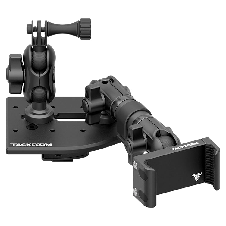 Tackform Passenger Jeep Wrangler Dash Kit with Spring Phone Cradle, GoPro Mount
