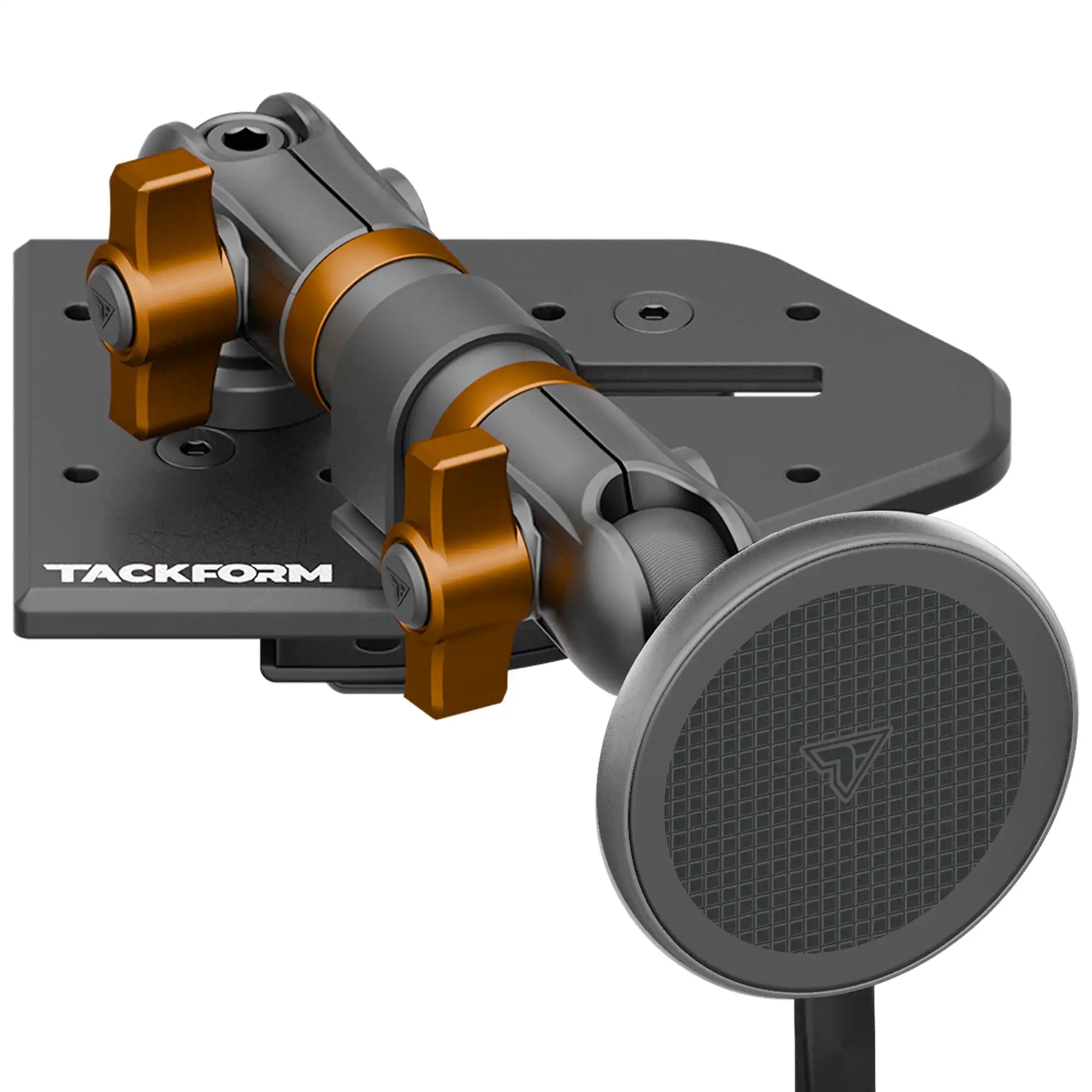 Tackform Passenger Jeep Wrangler Dash Kit with MagSafe Wireless Charger And Orange Color Accent Knobs