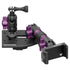 Tackform Passenger Jeep Wrangler Dash Kit with Spring Phone Cradle, GoPro Mount, And Purple Color Accent Knobs 

