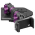 Tackform Passenger Jeep Wrangler Dash Kit with Spring Phone Cradle And Purple Color Accent Knobs 
