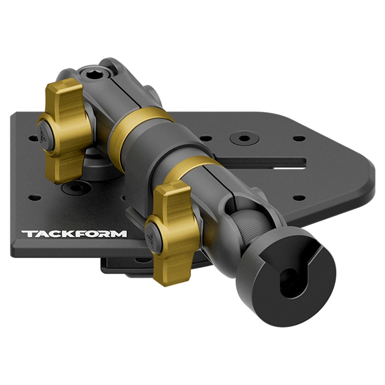 Tackform Passenger Jeep Wrangler Dash Kit with Magnetic Radio Mount And Yellow Color Accent Knobs 