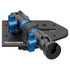 Tackform Passenger Jeep Wrangler Dash Kit with CB Radio Mount And Blue Color Accent Knobs 
