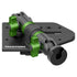 Tackform Passenger Jeep Wrangler Dash Kit with CB Radio Mount And Green Color Accent Knobs 
