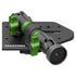 Tackform Passenger Jeep Wrangler Dash Kit with Magnetic Radio Mount And Green Color Accent Knobs 