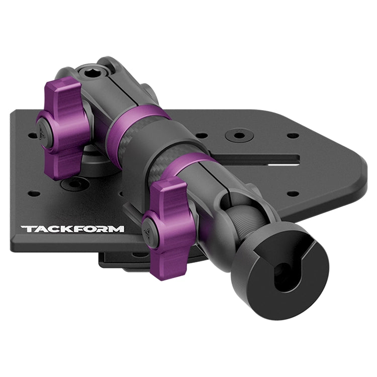 Tackform Passenger Jeep Wrangler Dash Kit with CB Radio Mount And Purple Color Accent Knobs 
