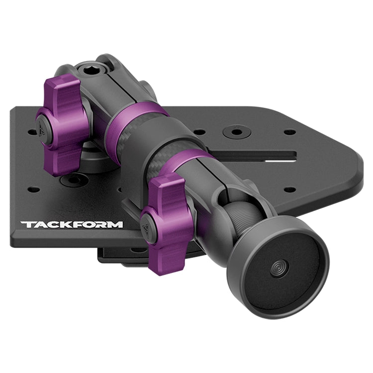 Tackform Passenger Jeep Wrangler Dash Kit with Magnetic Radio Mount And Purple Color Accent Knobs 