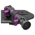 Tackform Passenger Jeep Wrangler Dash Kit with Magnetic Radio Mount And Purple Color Accent Knobs 