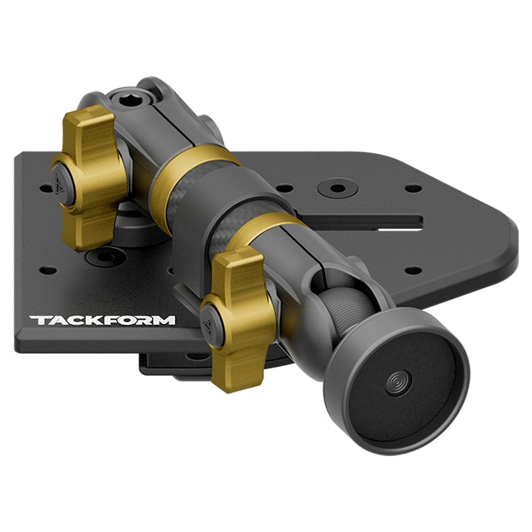 Tackform Passenger Jeep Wrangler Dash Kit with Magnetic Radio Mount And Yellow Color Accent Knobs 