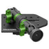 Tackform Passenger Jeep Wrangler Dash Kit with Magnetic Radio Mount And Green Color Accent Knobs 