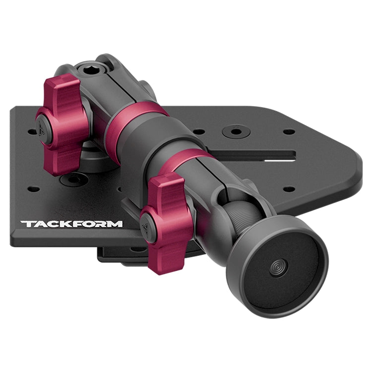 Tackform Passenger Jeep Wrangler Dash Kit with Magnetic Radio Mount And PInk Color Accent Knobs 
