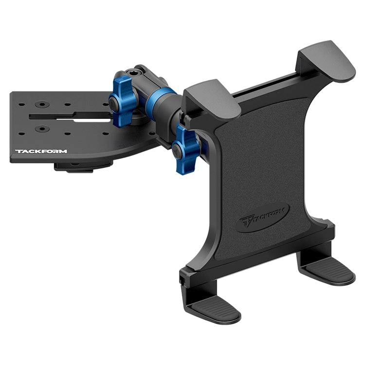Tackform Jeep Wrangler Dash Kit with Spring Tablet Cradle And Blue Color Accent Knobs 
