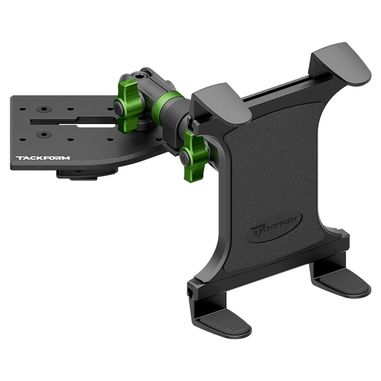 Tackform Jeep Wrangler Dash Kit with Spring Tablet Cradle And Green Color Accent Knobs 
