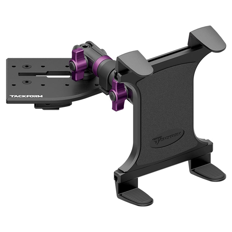 Tackform Jeep Wrangler Dash Kit with Spring Tablet Cradle And Purple Color Accent Knobs 