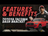 2016-2023 Toyota Tacoma Tackform Slim Track Dash Bracket Kit