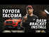 2016-2023 Toyota Tacoma Tackform Slim Track Dash Bracket Kit