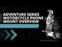 20 Series Motorcycle Phone Mount with Vibration Dampening and Wireless Charging Adventure Cradle