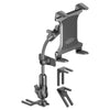 ELD Compliant Universal Seat Rail Floor Bolt Semi Truck Gooseneck Rigid Flex Arm Composite Adjustable Tablet Mount 