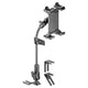Floor Bolt Semi Truck Gooseneck Rigid Flex Arm All Metal Adjustable Tablet Mount 