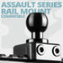 TRAXX™ - Assault Track Picatinny Mount | Magnet Phone Holder | 4.75" Arm