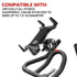 Tablet Holder for Treadmill or Exercise Bike | Quick Clamp | Great for Spin Bikes and Indoor Trainers | iPad Compatible
