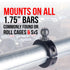 UTV SxS Roll Bar Spring Loaded Phone Mount | 1.75" Clamp | Articulating 3.5" Arm | Enduro Series